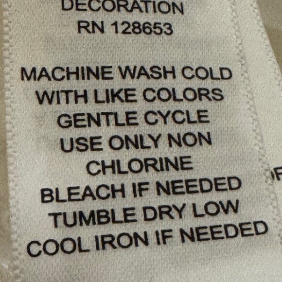 Like new! DOTTI White Cotton Boho Shabby Chic Swim Coverup Size Medium - Picture 13 of 13